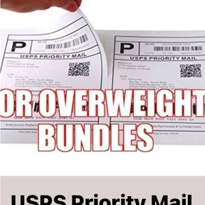 USPS Priority Mail Labels for Overweight Bundles